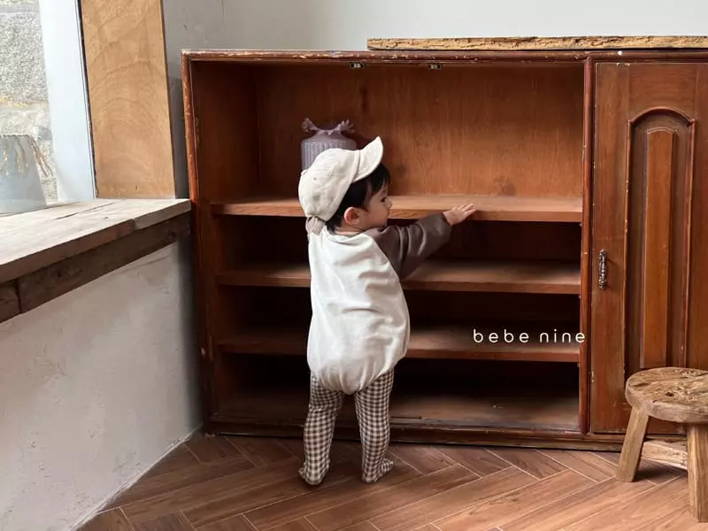 Bebe Nine - Korean Baby Fashion - #babyoutfit - Walnut Bear Bodysuit - 3