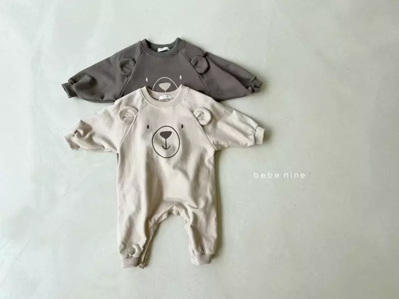 Bebe Nine - Korean Baby Fashion - #babywear - Bear Bodysuit - 7