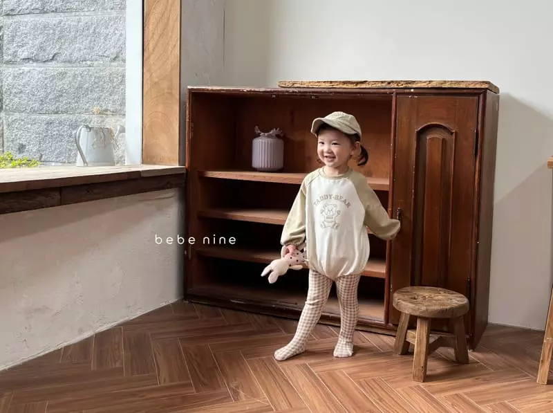 Bebe Nine - Korean Baby Fashion - #babywear - Walnut Bear Bodysuit - 5