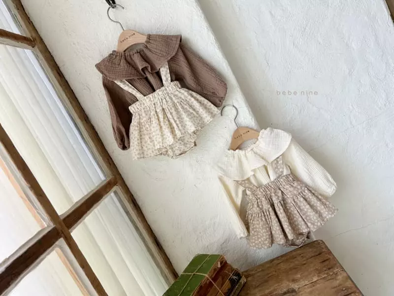 Bebe Nine - Korean Baby Fashion - #onlinebabyboutique - Merry Cancan Bloomer Bodysuit - 2