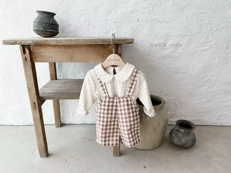 Bebe Nine - Korean Baby Fashion - #onlinebabyshop - Square Bodysuit - 3