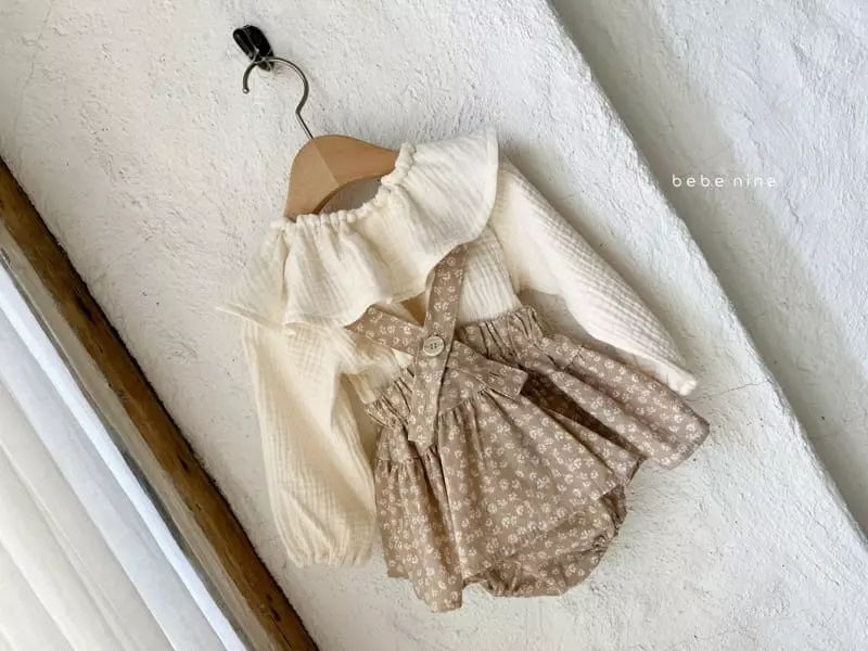 Bebe Nine - Korean Baby Fashion - #onlinebabyshop - Merry Cancan Bloomer Bodysuit - 3