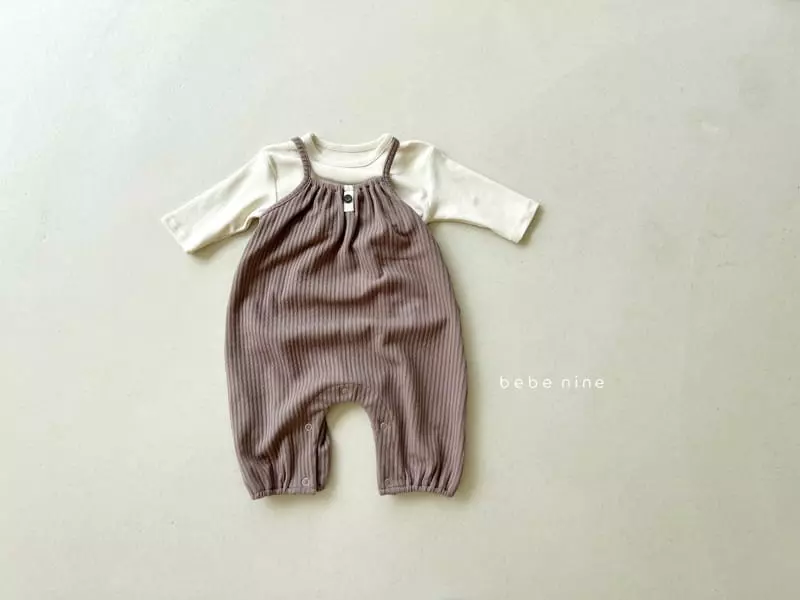 Bebe Nine - Korean Baby Fashion - #onlinebabyshop - Chrros Dungarees