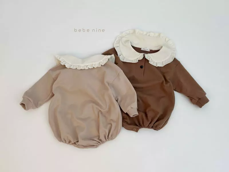 Bebe Nine - Korean Baby Fashion - #onlinebabyshop - Frill Petit Bodysuit - 9