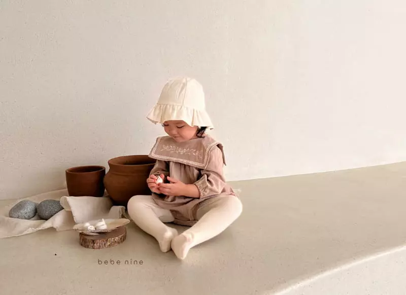 Bebe Nine - Korean Baby Fashion - #onlinebabyshop - Sorbe Embroidery Bodysuit - 6