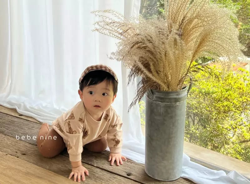 Bebe Nine - Korean Baby Fashion - #smilingbaby - Bear Doll Bodysuit - 3