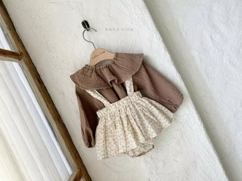 Bebe Nine - Korean Baby Fashion - #onlinebabyshop - Merry Cancan Bloomer Bodysuit - 4
