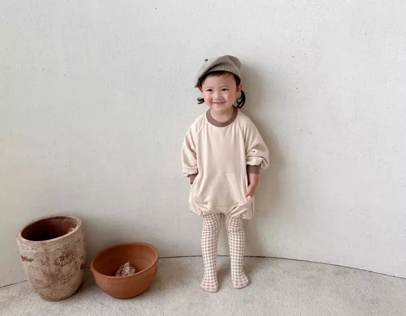 Bebe Nine - Korean Baby Fashion - #smilingbaby - Cocoa Bodysuit - 6
