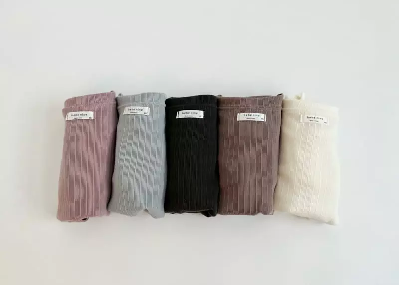Bebe Nine - Korean Children Fashion - #childofig - Daily Knit Top Bottom Set - 2