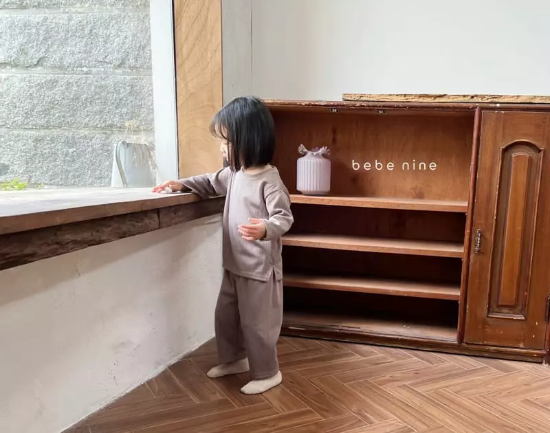 Bebe Nine - Korean Children Fashion - #designkidswear - Daily Knit Top Bottom Set - 5