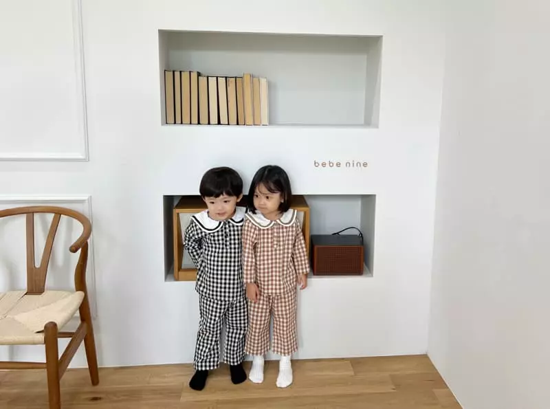 Bebe Nine - Korean Children Fashion - #childrensboutique - Cacao Kid Top Bottom Set - 4
