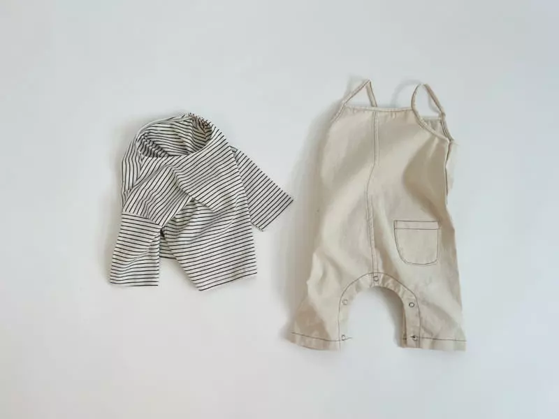 Bebe Nine - Korean Children Fashion - #discoveringself - Otte Stripes Tee - 3