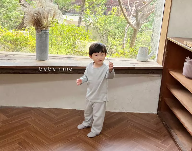 Bebe Nine - Korean Children Fashion - #fashionkids - Daily Knit Top Bottom Set - 7