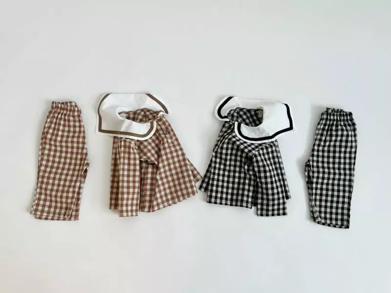 Bebe Nine - Korean Children Fashion - #fashionkids - Cacao Kid Top Bottom Set - 6