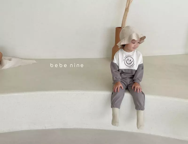 Bebe Nine - Korean Children Fashion - #fashionkids - Smile Top Bottom Set - 8