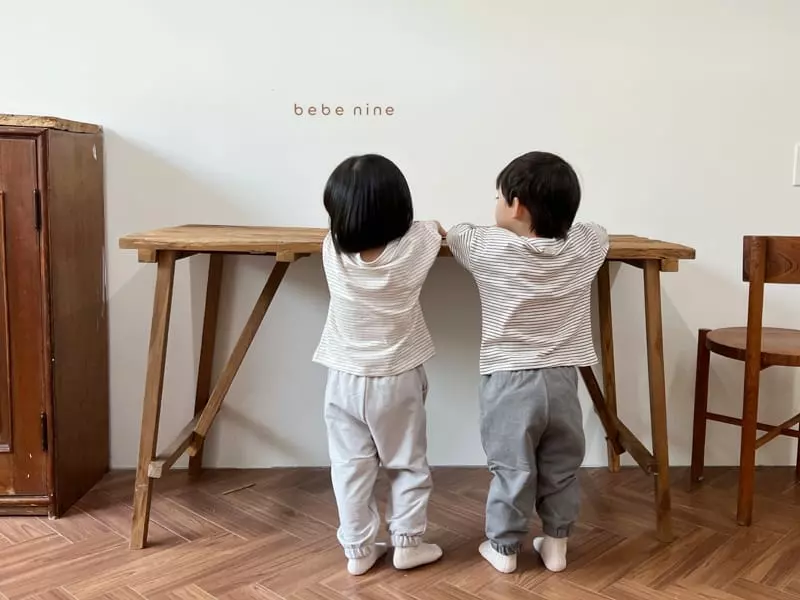 Bebe Nine - Korean Children Fashion - #kidsstore - Otte Stripes Tee - 6