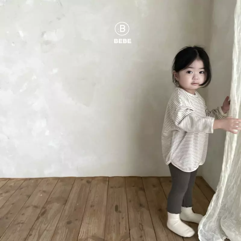 Bella Bambina - Korean Baby Fashion - #babyboutique - Bebe Bambam Piping Stripes Tee - 10