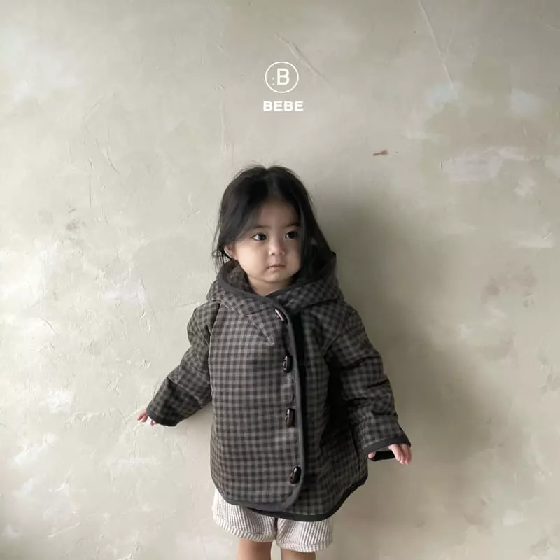 Bella Bambina - Korean Baby Fashion - #babyboutique - Bebe Hagen Check Jumper - 3