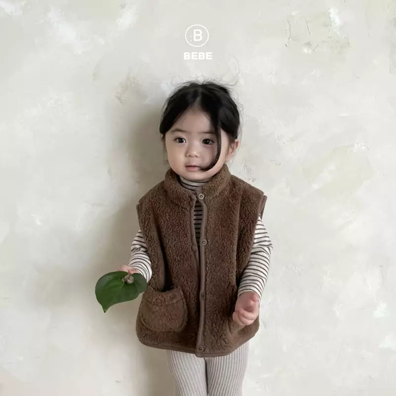 Bella Bambina - Korean Baby Fashion - #babyboutique - Bebe B Fleece Vest