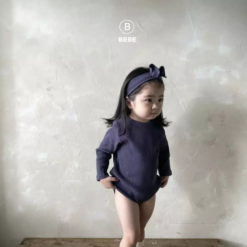 Bella Bambina - Korean Baby Fashion - #babyboutiqueclothing - Bebe Ponning Hairband Bodysuit - 2