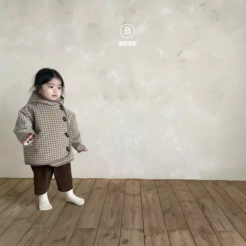 Bella Bambina - Korean Baby Fashion - #babyboutique - Bebe Hagen Check Jumper - 4
