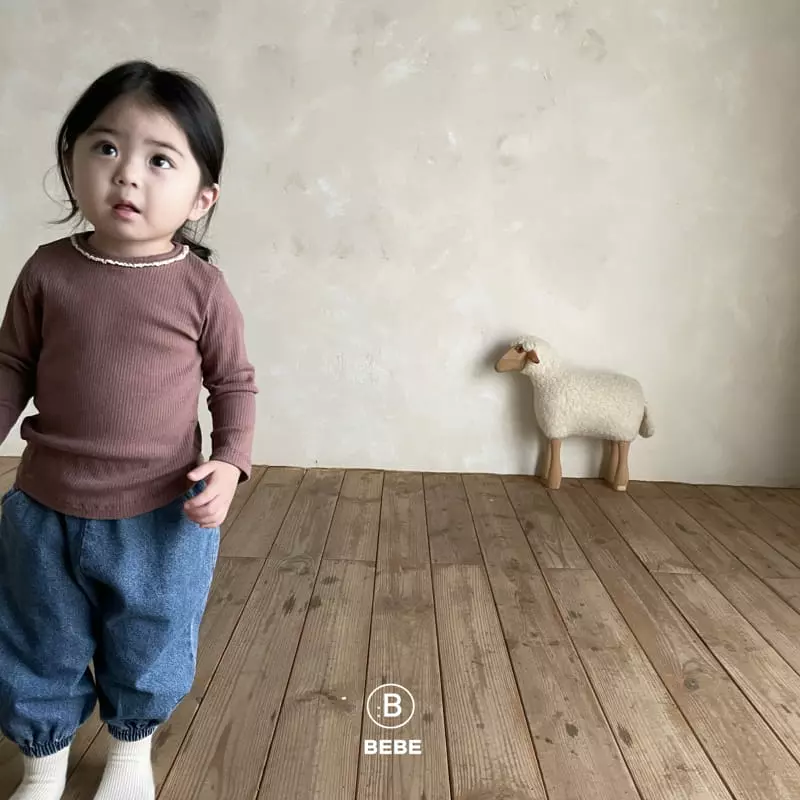 Bella Bambina - Korean Baby Fashion - #babyclothing - Bebe Unning Rib Tee - 9
