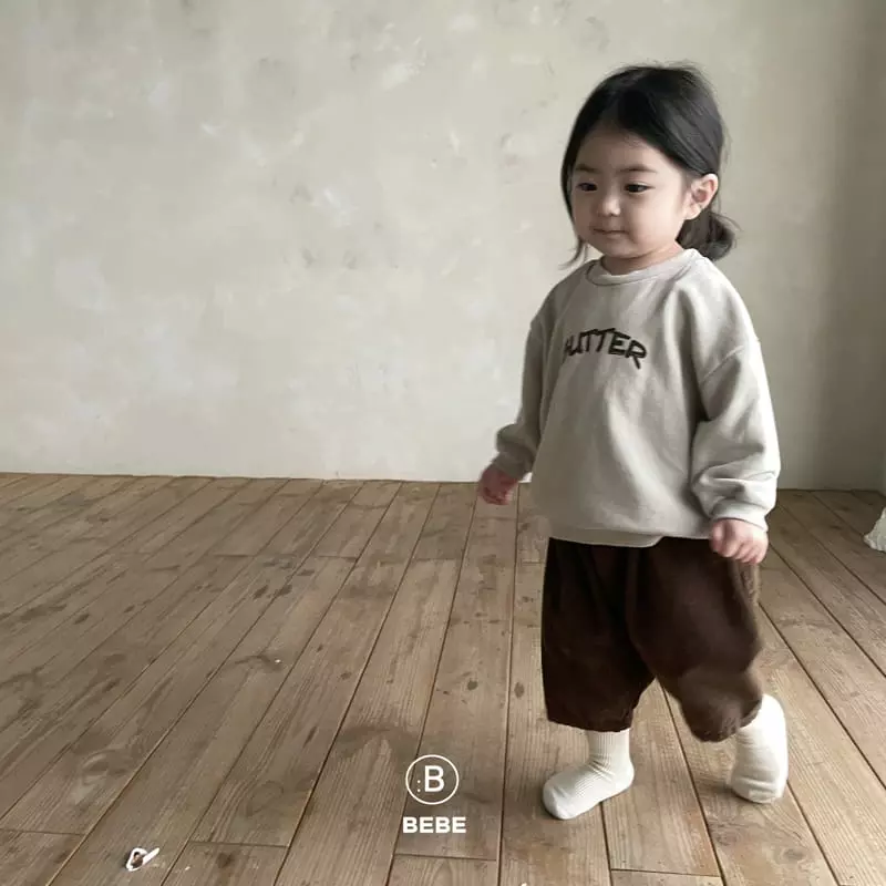 Bella Bambina - Korean Baby Fashion - #babyclothing - Bebe Butter Sweatshirt - 6