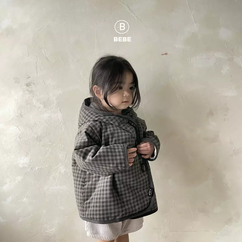 Bella Bambina - Korean Baby Fashion - #babyclothing - Bebe Hagen Check Jumper - 5