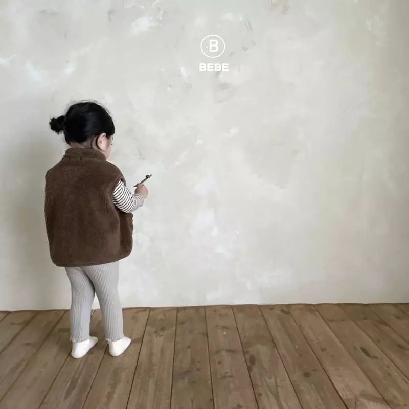 Bella Bambina - Korean Baby Fashion - #babyfashion - Bebe Cream Waffle Leggings - 10
