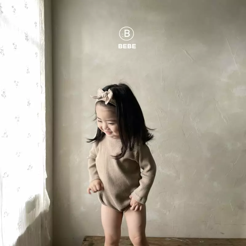 Bella Bambina - Korean Baby Fashion - #babyfever - Bebe Ponning Hairband Bodysuit - 5