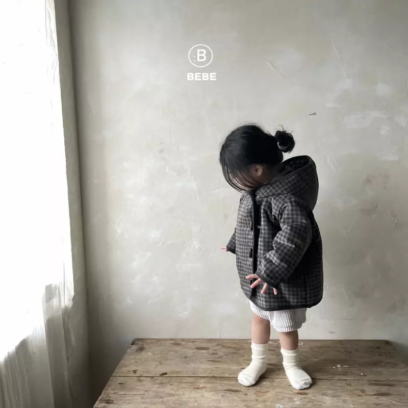 Bella Bambina - Korean Baby Fashion - #babygirlfashion - Bebe Hagen Check Jumper - 8