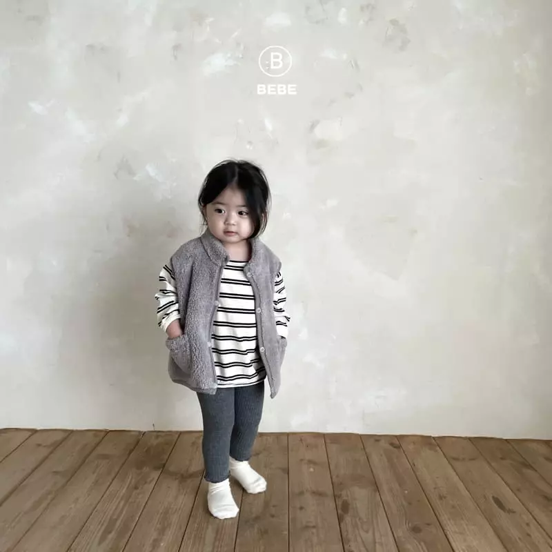 Bella Bambina - Korean Baby Fashion - #babygirlfashion - Bebe B Fleece Vest - 6