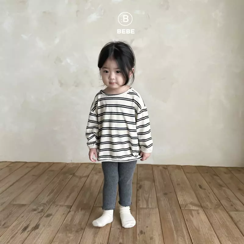 Bella Bambina - Korean Baby Fashion - #babylifestyle - Bebe Hayo Stripes Tee