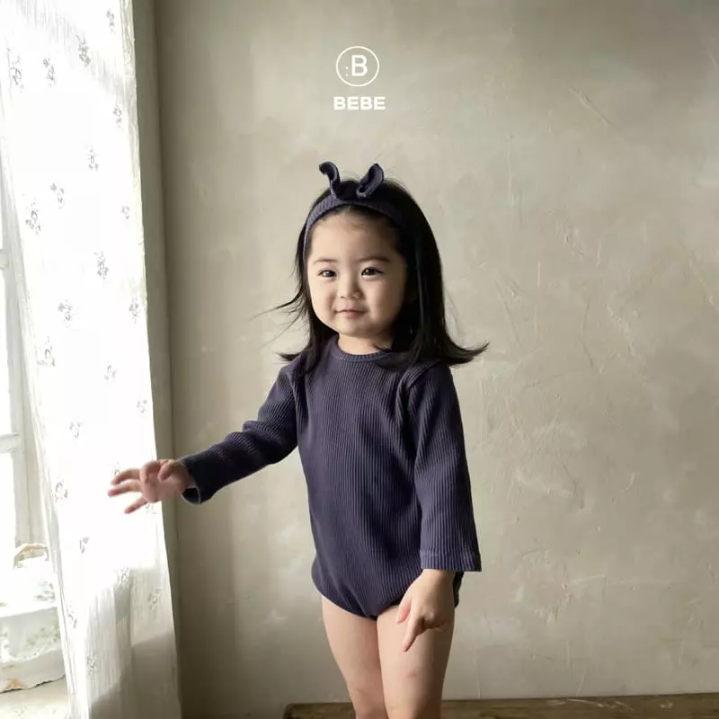 Bella Bambina - Korean Baby Fashion - #babyoninstagram - Bebe Ponning Hairband Bodysuit - 8