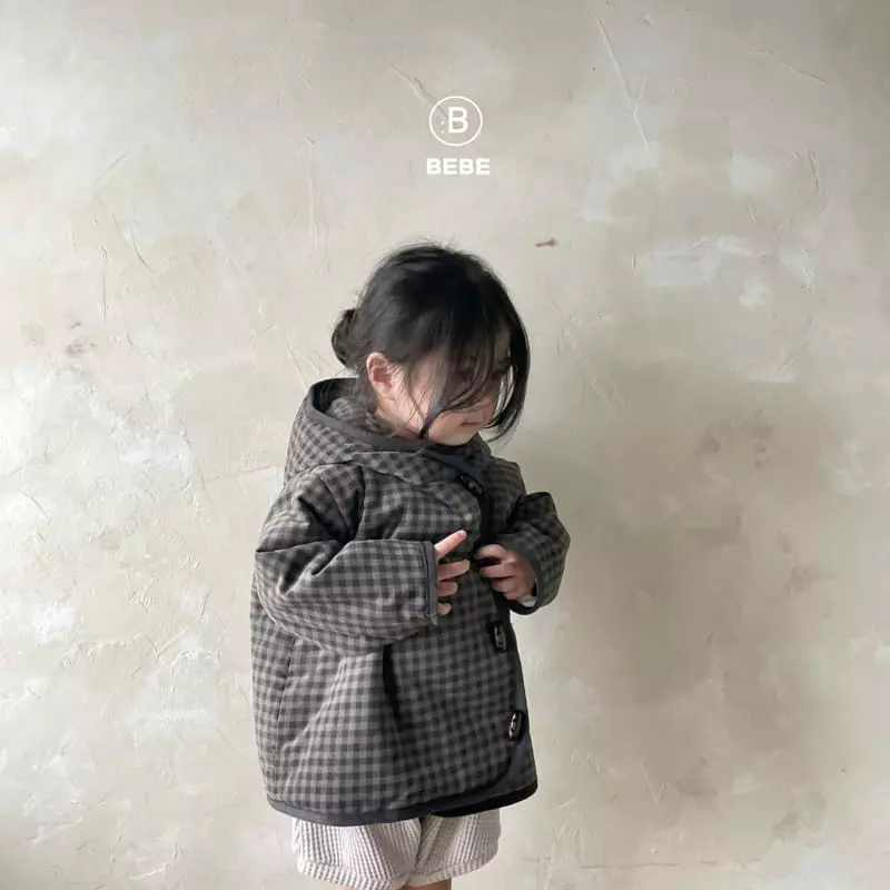 Bella Bambina - Korean Baby Fashion - #babyoninstagram - Bebe Hagen Check Jumper - 10