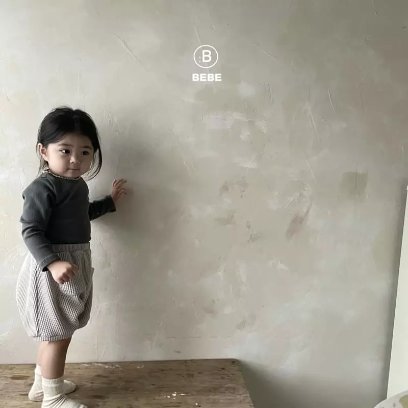Bella Bambina - Korean Baby Fashion - #babyootd - Bebe Waffle Bloomer - 5