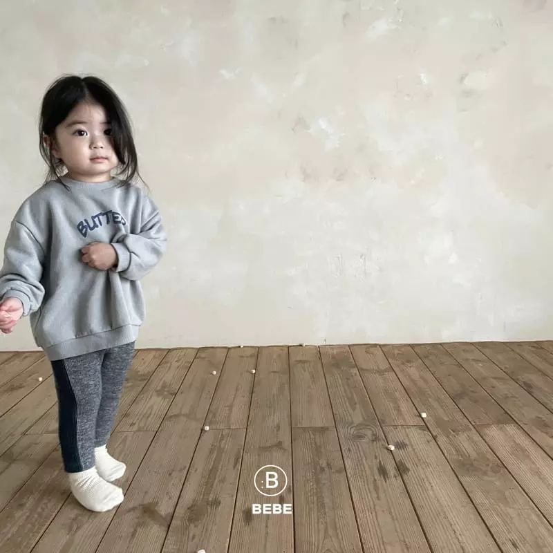 Bella Bambina - Korean Baby Fashion - #babyootd - Bebe Sand Knit Leggings - 2