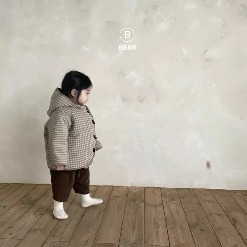 Bella Bambina - Korean Baby Fashion - #babyootd - Bebe Hagen Check Jumper - 11