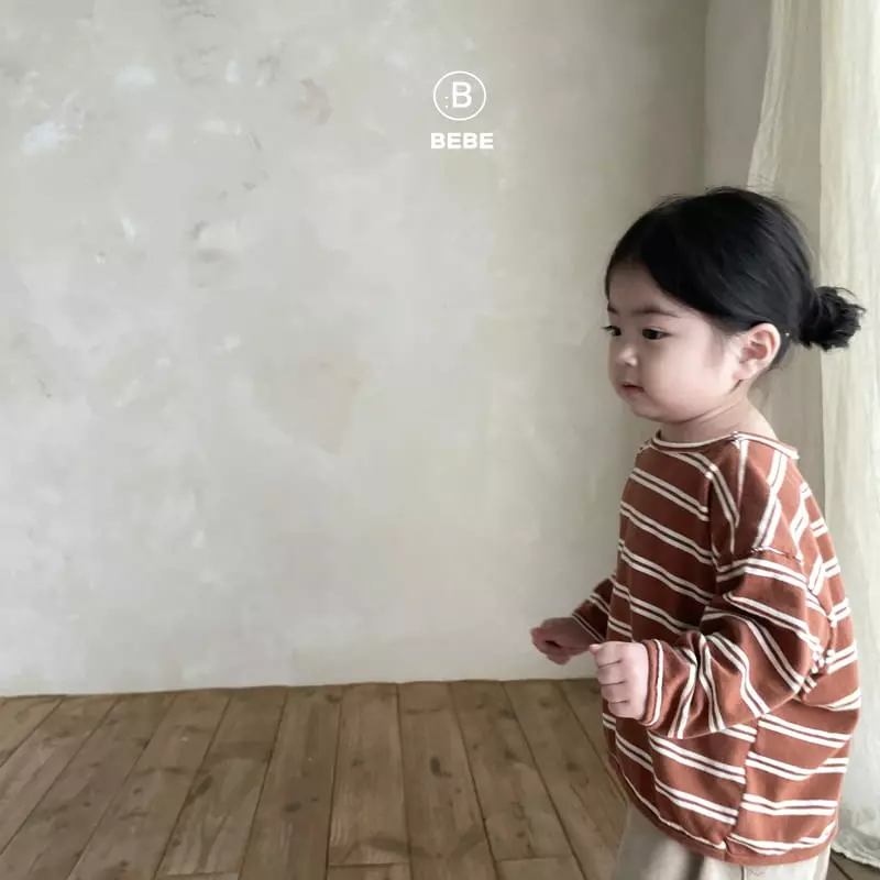 Bella Bambina - Korean Baby Fashion - #babyootd - Bebe Hayo Stripes Tee - 4