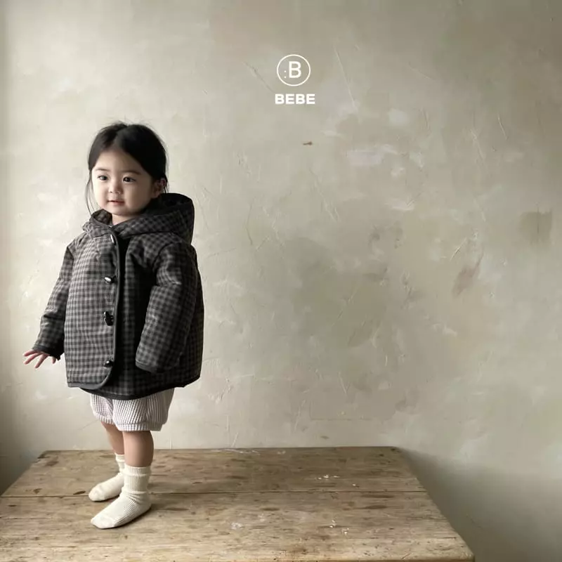 Bella Bambina - Korean Baby Fashion - #babyoutfit - Bebe Hagen Check Jumper - 12