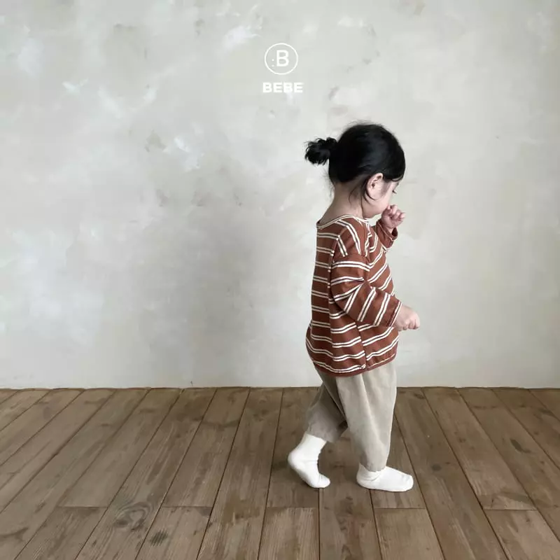Bella Bambina - Korean Baby Fashion - #babywear - Bebe Hayo Stripes Tee - 6