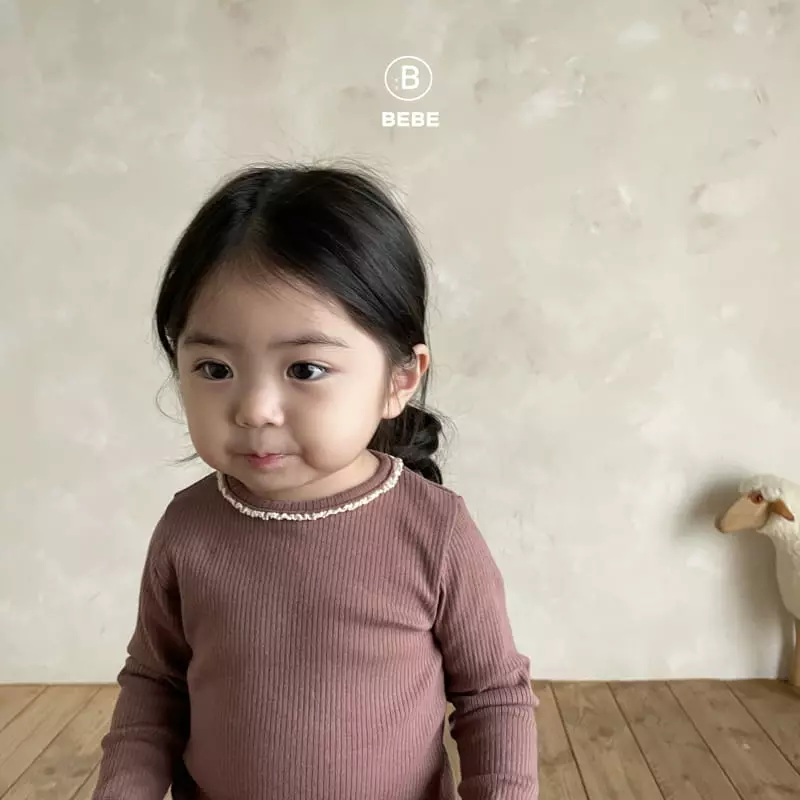 Bella Bambina - Korean Baby Fashion - #babywear - Bebe Unning Rib Tee - 3