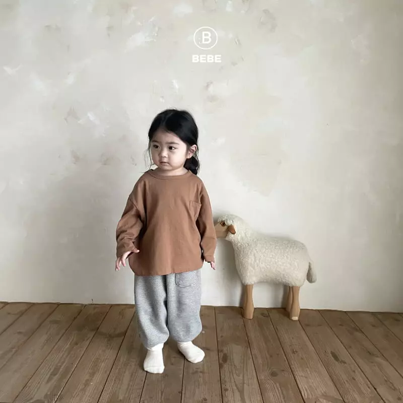 Bella Bambina - Korean Baby Fashion - #babywear - Bebe Grick Pocket Tee
