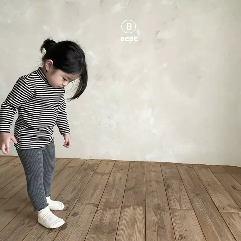 Bella Bambina - Korean Baby Fashion - #babywear - Bebe Cream Waffle Leggings - 3