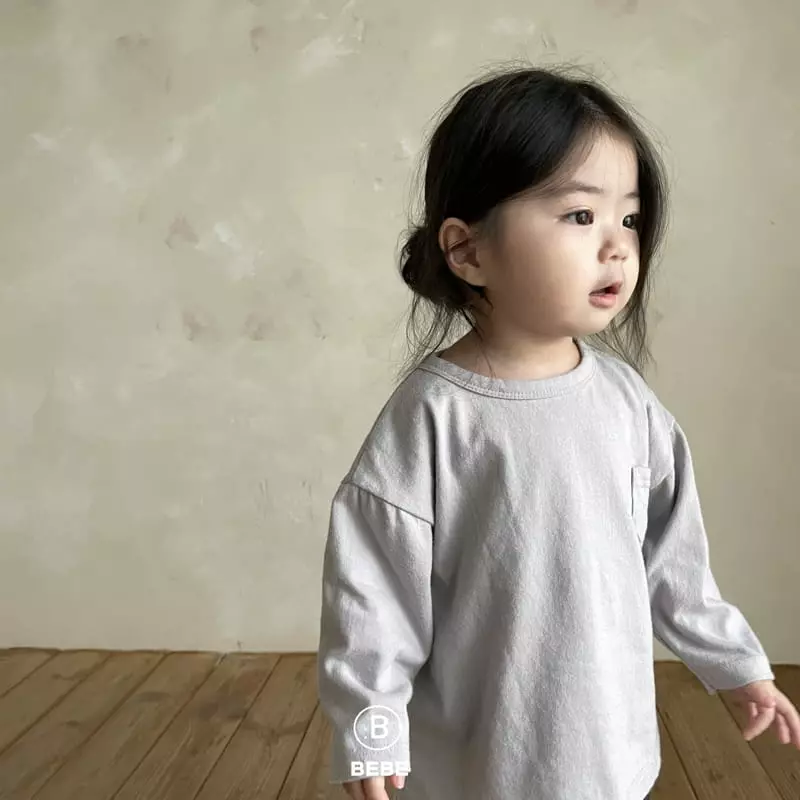 Bella Bambina - Korean Baby Fashion - #onlinebabyboutique - Bebe Grick Pocket Tee - 2