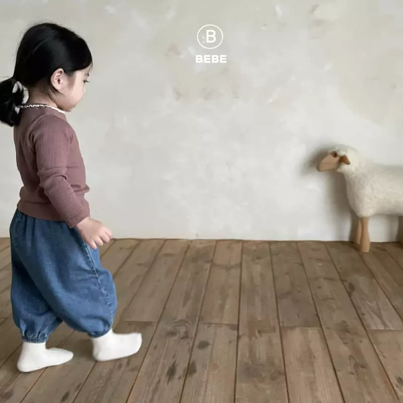 Bella Bambina - Korean Baby Fashion - #onlinebabyboutique - Bebe Pio Denim Pants - 5