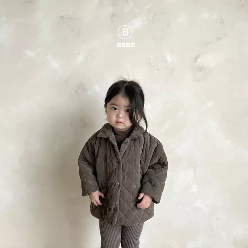 Bella Bambina - Korean Baby Fashion - #onlinebabyboutique - Bebe Maru Quilting Jacket