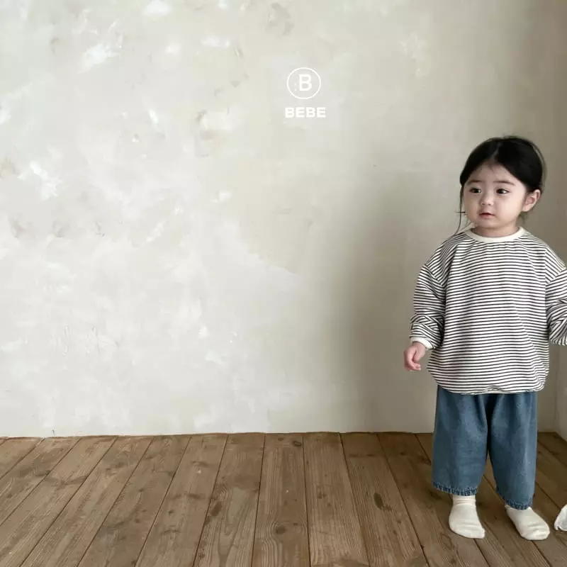 Bella Bambina - Korean Baby Fashion - #onlinebabyshop - Bebe Bambam Piping Stripes Tee - 9