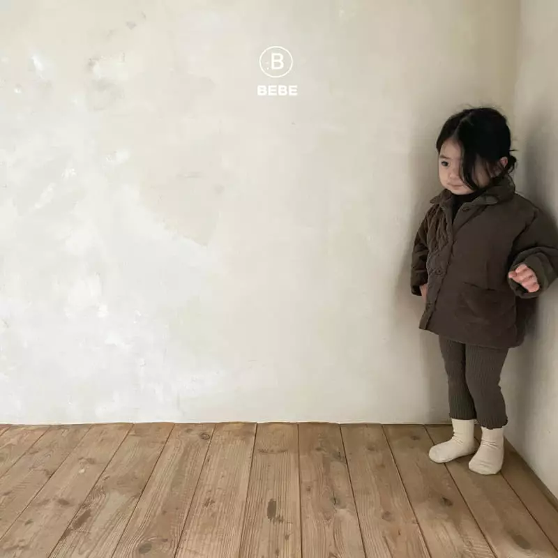 Bella Bambina - Korean Baby Fashion - #onlinebabyshop - Bebe Cream Waffle Leggings - 5