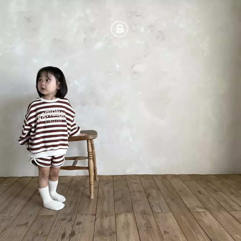 Bella Bambina - Korean Children Fashion - #childofig - Natural Shorts Set - 2